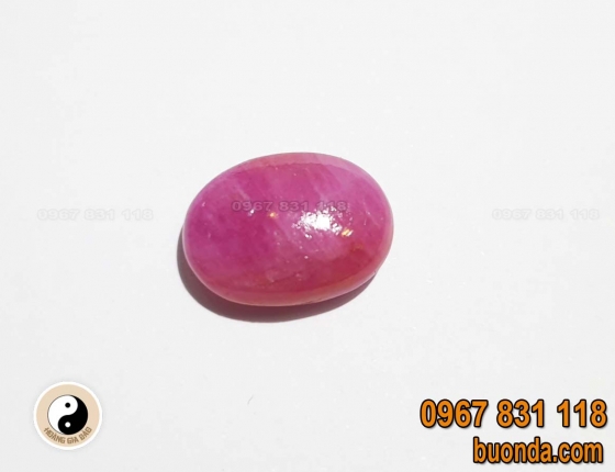 Mặt dây chuyền đá ruby hồng
