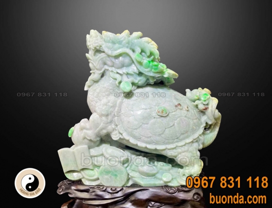 Rùa đầu rồng màu phỉ thúy