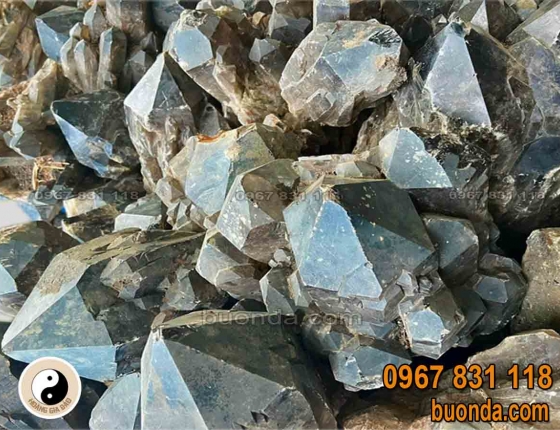 Thạch anh đen thô Thạch anh đen thô