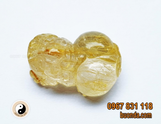Tỳ hưu thạch anh tóc vàng